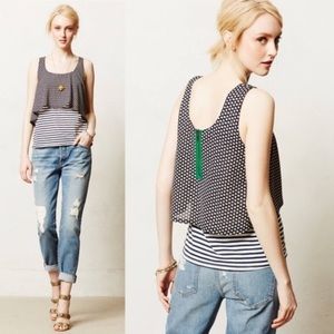 Anthropologie Meadow Rue layered tank top